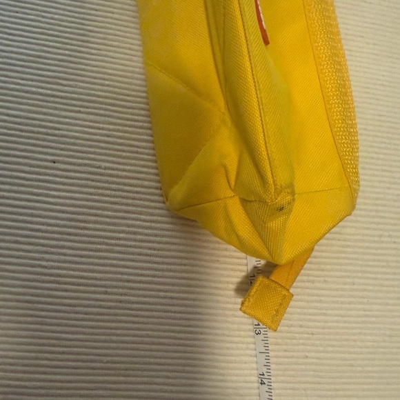Yellow School Supplies Bag with Bright Color Sheen - Picture 3 of 7